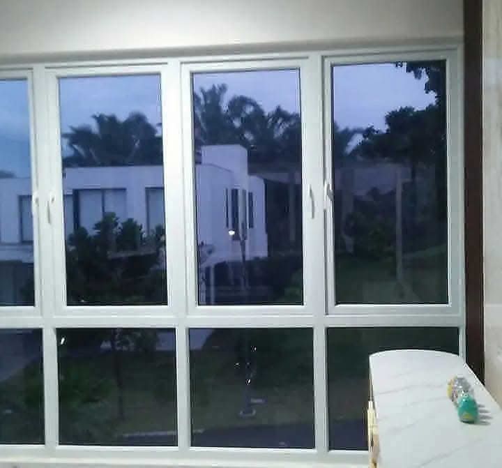 Hasil pemasangan kaca film rumah