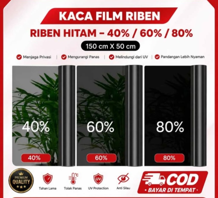 Tingkat Gelap Kaca Film Gedung