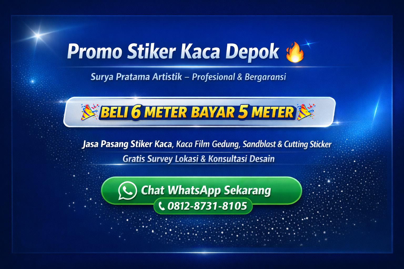 Pemasangan Kaca Film Depok