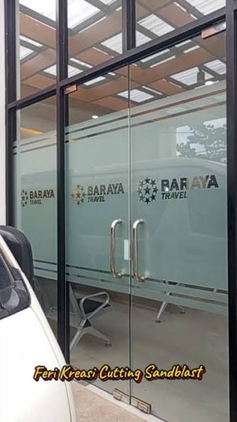 Logo Stiker Kaca Kantor Depok